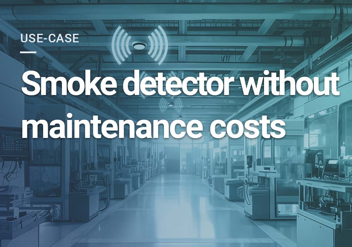 Smokedetectors without maintenance costs